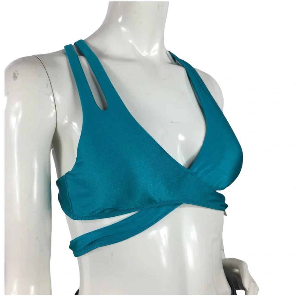 Becca Strappy Lace Up Back Bikini Top - Picture 3 of 15